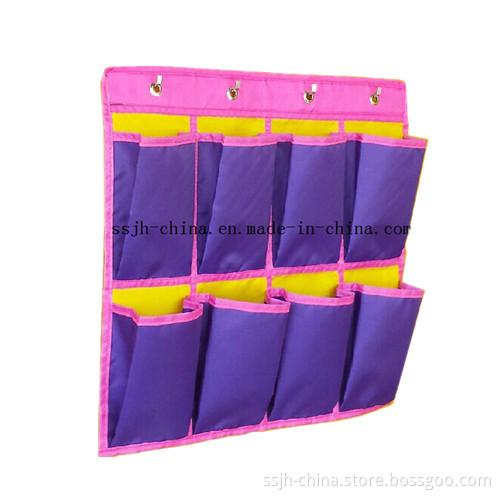 Purple Oxford 8 Pockets Overdoor Hanging Organizer (TN-BGH1476)
